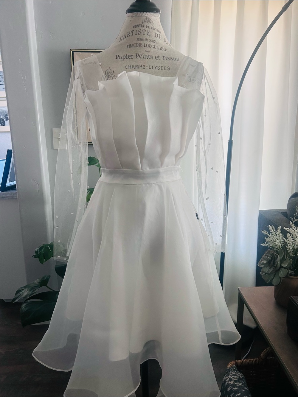 white cocktail mini dress from the Dolce Viva Collection,